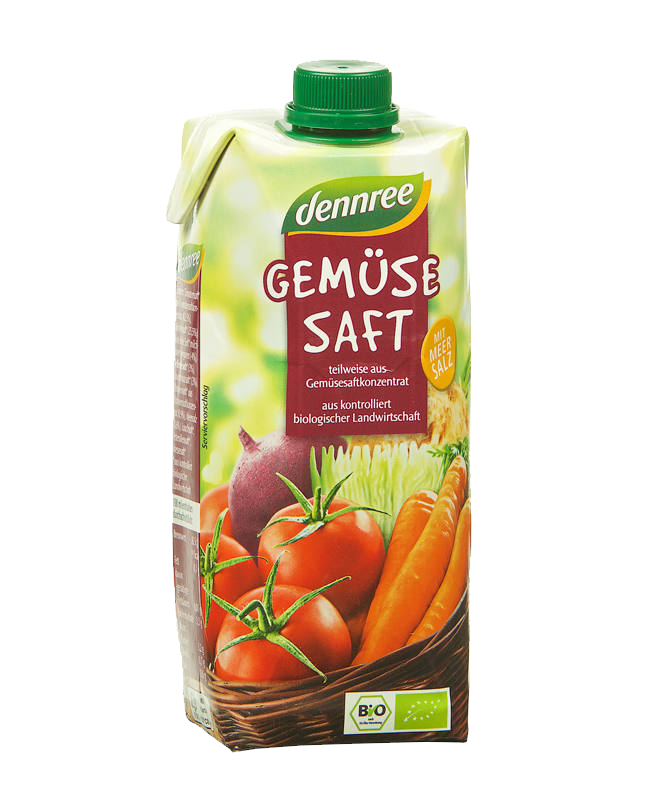 Dennree bio vegyes zöldséglé 500 ml