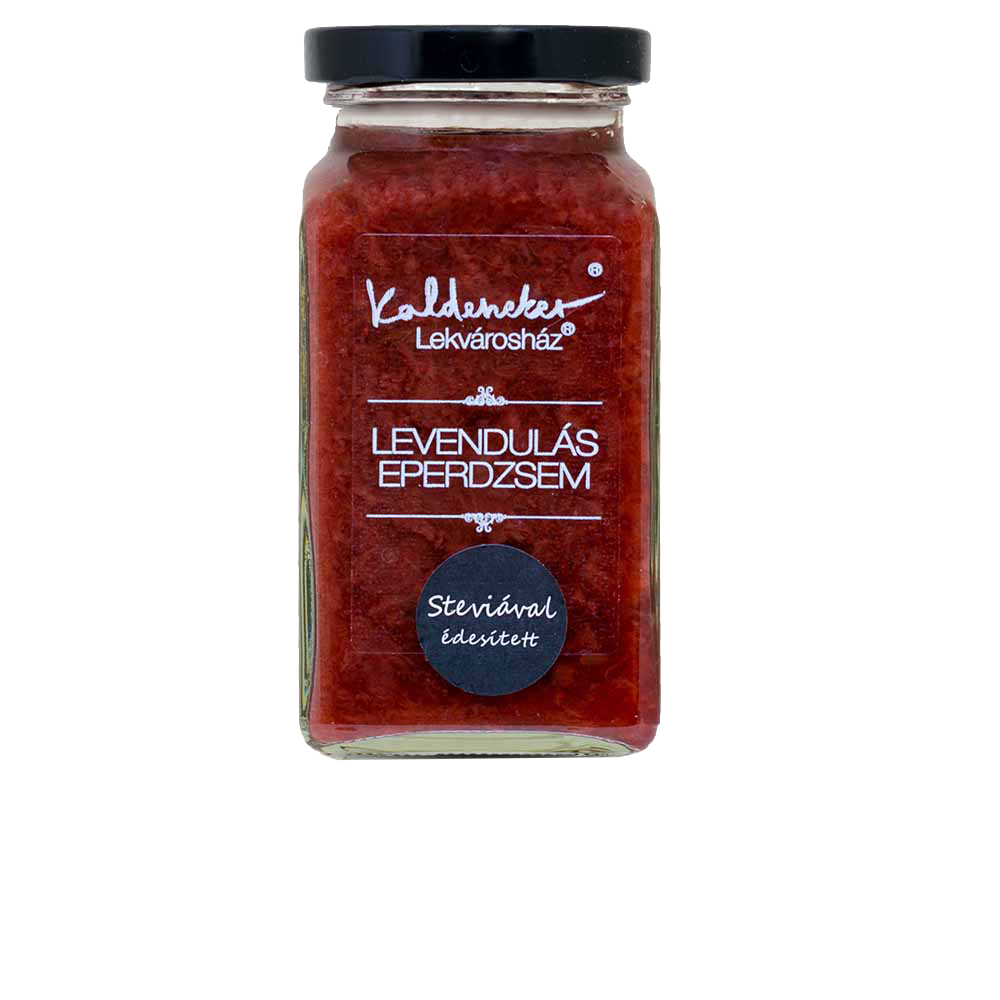 Kaldeneker levendulás eperdzsem steviával 312 ml