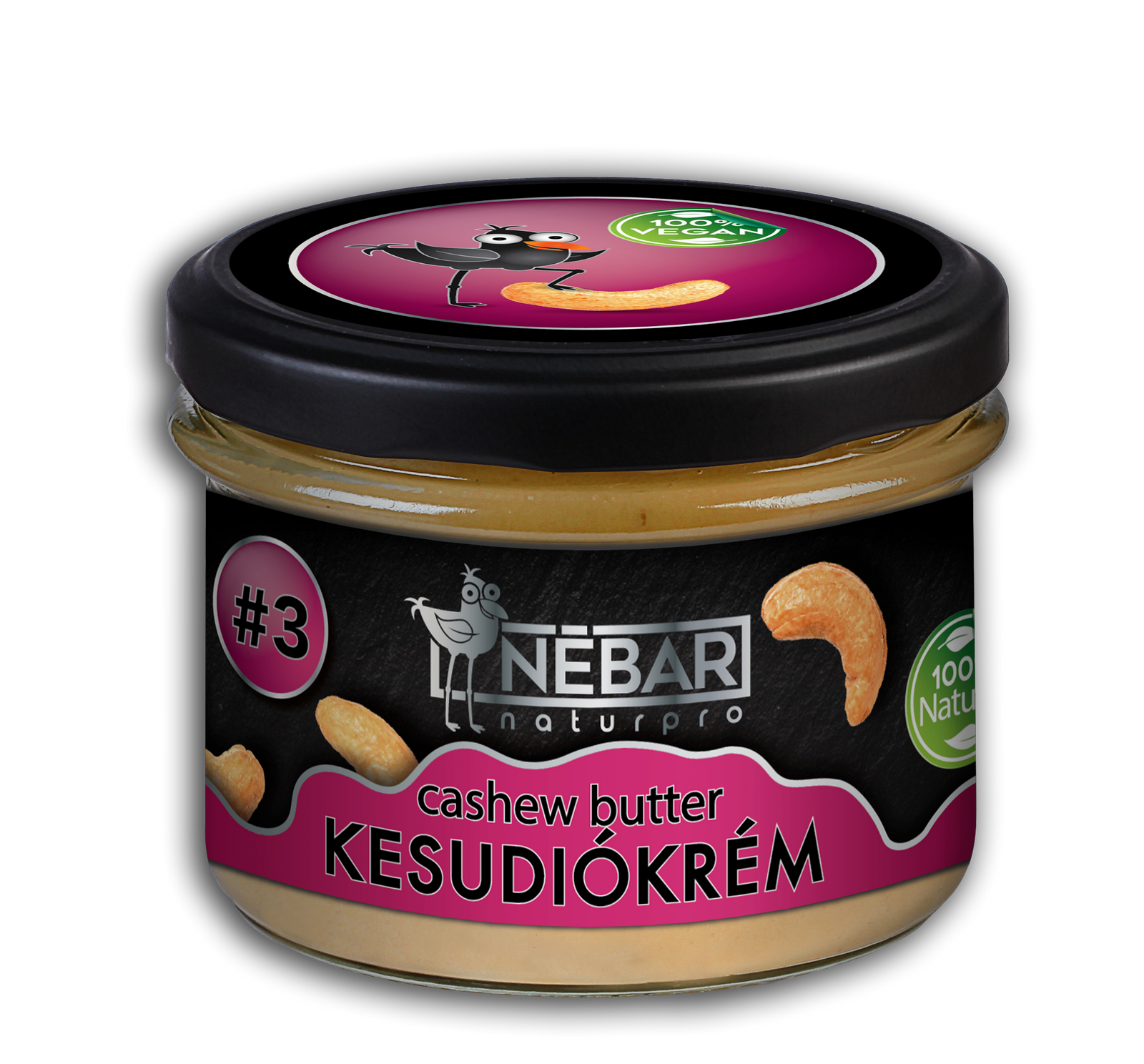 Nébar naturpro 100% kesudiókrém 180 g
