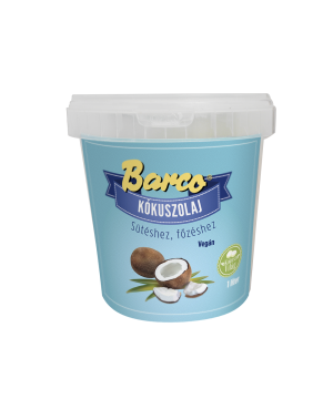 Barco kókuszolaj sütéshez főzéshez vödörben 1000 ml
