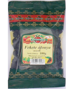Naturfood aszalt fekete áfonya 100 g