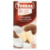 Torras glutén-és cukormentes fehércsokoládé kókusz 75 g