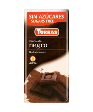 Torras gluténmentes étcsokoládé cukor nélkül 75 g
