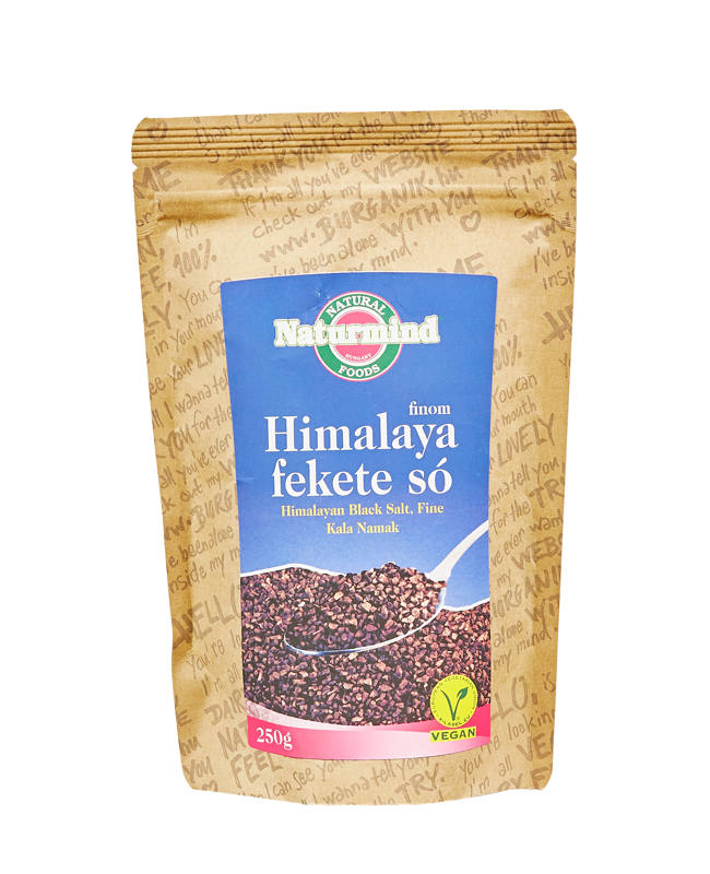 Naturmind fekete só finom 250 g