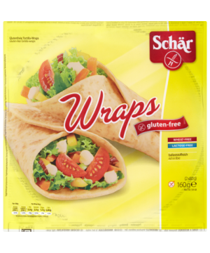 Schar gluténmentes wraps tortilla lap 160 g