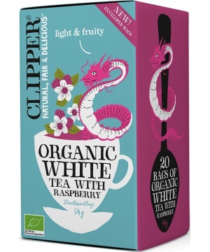 Cupper bio málnás fehér tea 20 db 34 g