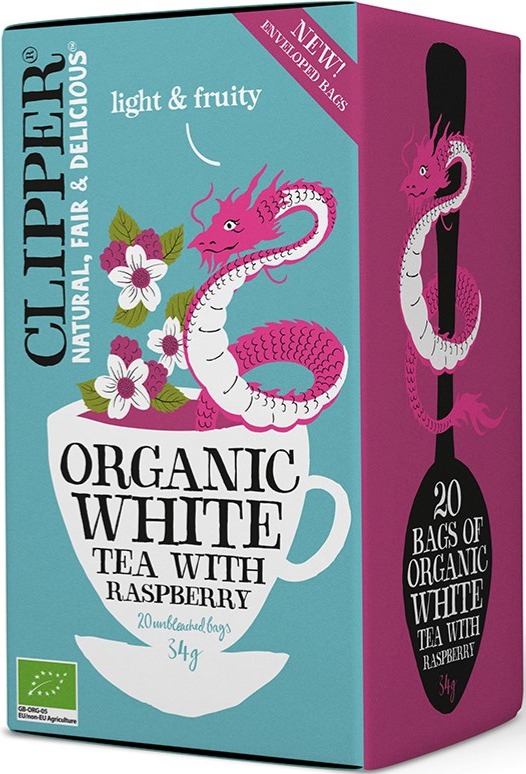 Cupper bio málnás fehér tea 20 db 34 g