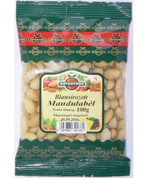 Naturfood blansírozott mandulabél 100 g