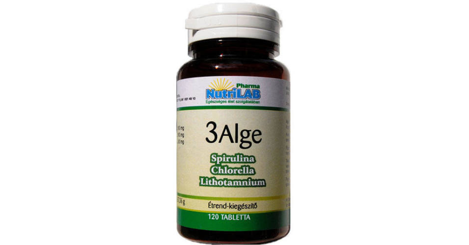 Nutrilab 3 alga tabletta 120x 120 db