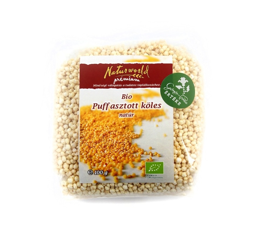 Naturgold bio puffasztott kölesgolyó natúr 100 g 100 g