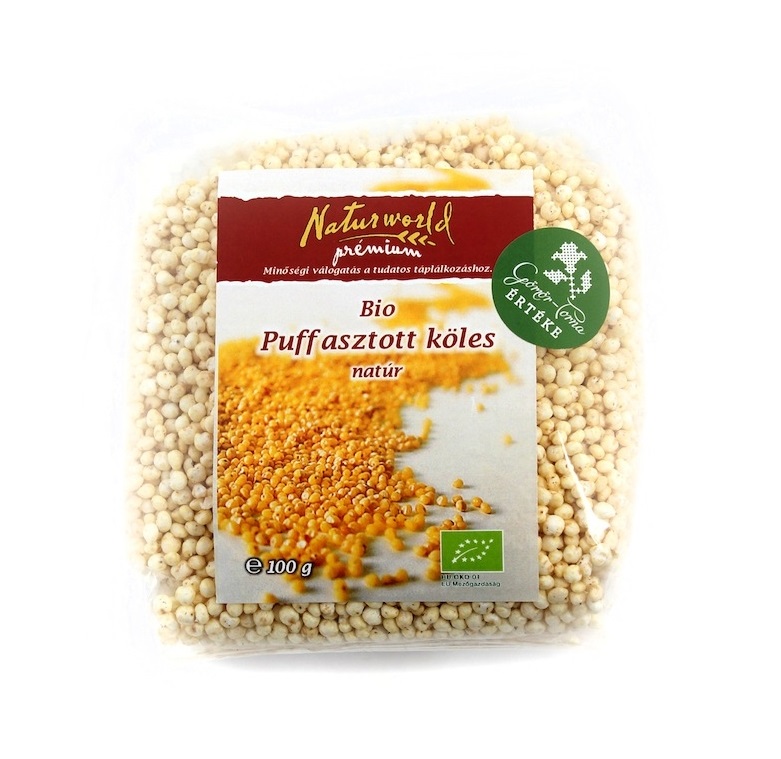 Naturgold bio puffasztott kölesgolyó natúr 200 g 200 g