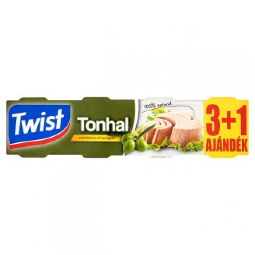 Twist tonhaltörzs olívaolajban 3+1 320 g