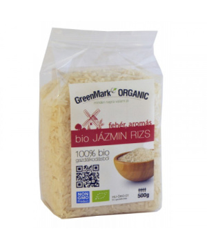 Greenmark bio jázmin rizs fehér 500 g