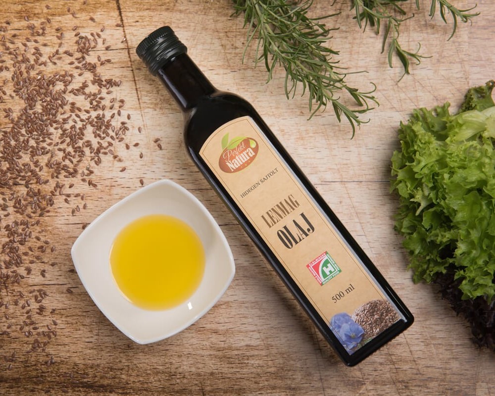 Perfekt Natura hidegen sajtolt lenmag olaj 500 ml