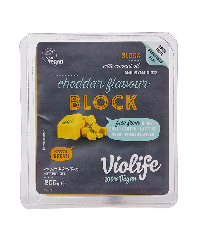 Violife cheddar 200gx13 H
