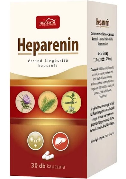 Vita Crytal heparenin étrend-kiegészítő kapszula 30 db