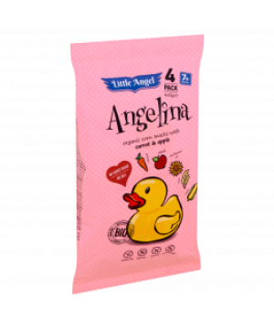 Angelina bio kukoricás snack 4x15g 60 g