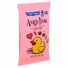 Angelina bio kukoricás snack 4x15g 60 g