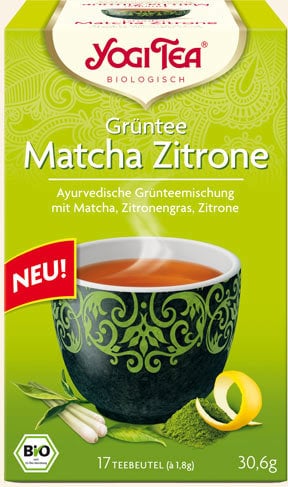Yogi bio tea zöld matcha-citrom 17x1