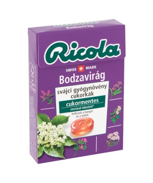 Ricola cukorka bodzavirág 40 g