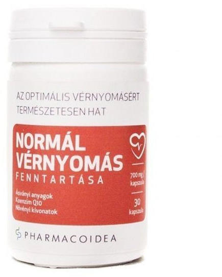 Pharmacoidea normál vérnyomás fenntartására kapszula 30 db