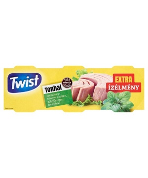 Twist tonhaltörzs növényi olajban 3+1 320 g
