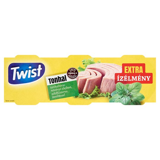 Twist tonhaltörzs növényi olajban 3+1 320 g