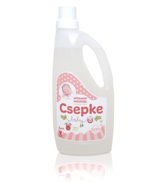 Csepke Baby mosógél babapúder illattal 3m+ 1000 ml