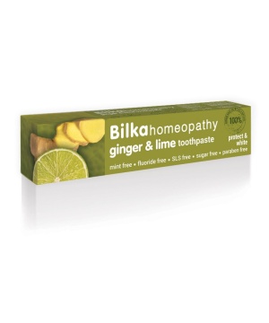 Bilka homeopátiás fogkrém gyömbér-lime fehérítő 75 ml