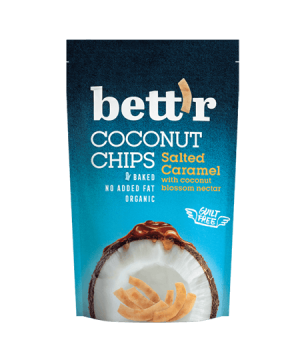 Bettr bio kókuszchips sós karamell 70 g
