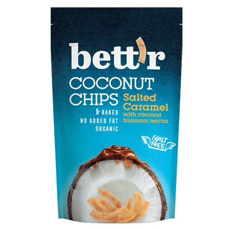 Bettr bio kókuszchips sós karamell 70 g