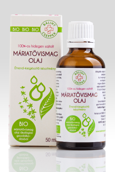 Bálint bio máriatövismag olaj hidegen sajtolt 100% 50 ml