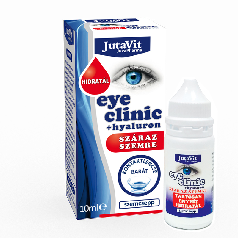 Jutavit eyeclinic szemcsepp száraz szemre 10 ml