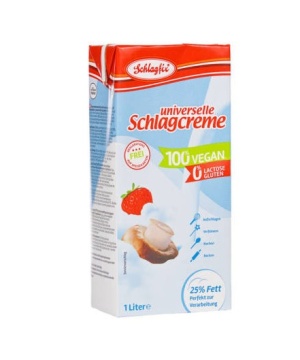 Schlagfix vegan habkrém 25% 1000 ml