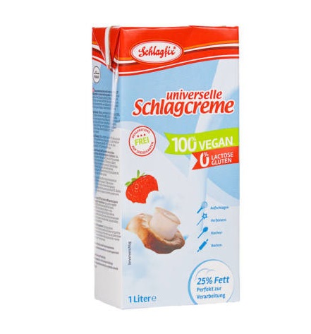 Schlagfix vegan habkrém 25% 1000 ml