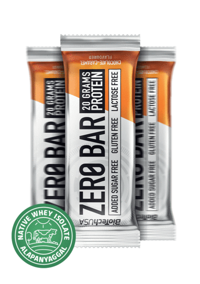 Biotech zero bar csokoládé-karamell 50 g