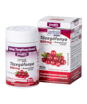 Jutavit tőzegáfonya+aranyvessző kivonat tabletta 60 db