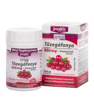 Jutavit tőzegáfonya+aranyvessző kivonat tabletta 100 db