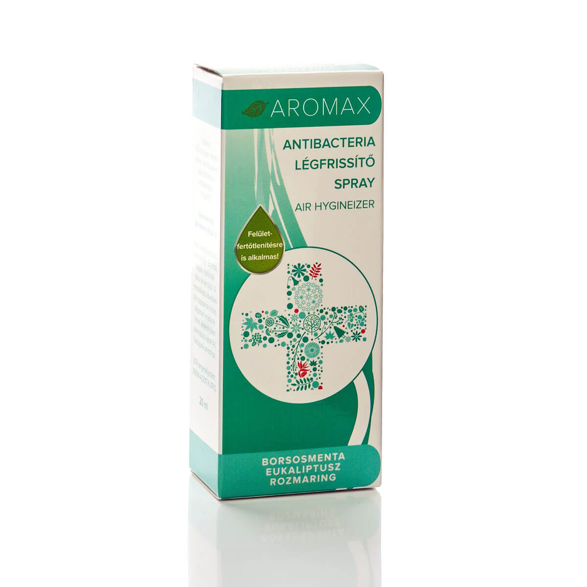 Aromax légfrissítő spray borsosmenta-eukaliptusz-rozmaring 20 ml