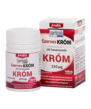 Jutavit szerves króm 250ug tabletta 100 db