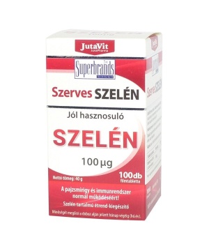 Jutavit szerves szelén 100ug tabletta 100 db