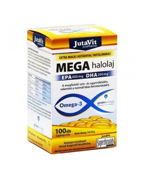 Jutavit Mega halolaj omega-3  kapszula 100 db