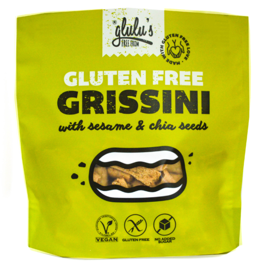 Glulu's freefrom cukormentes magvas grissini 100 g