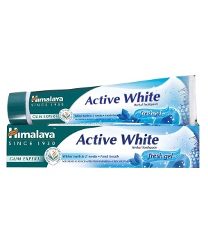 Himalaya herbals fogkrém active white fresh gel 75 ml