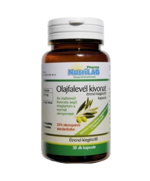 Nutrilab olajfalevél kivonat kapszula 30 db