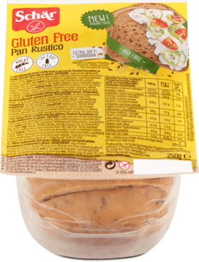 Schar gluténmentes kenyér pan rustico 250 g