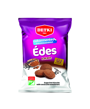 Detki cukormentes omlós keksz-kakaós 180 g