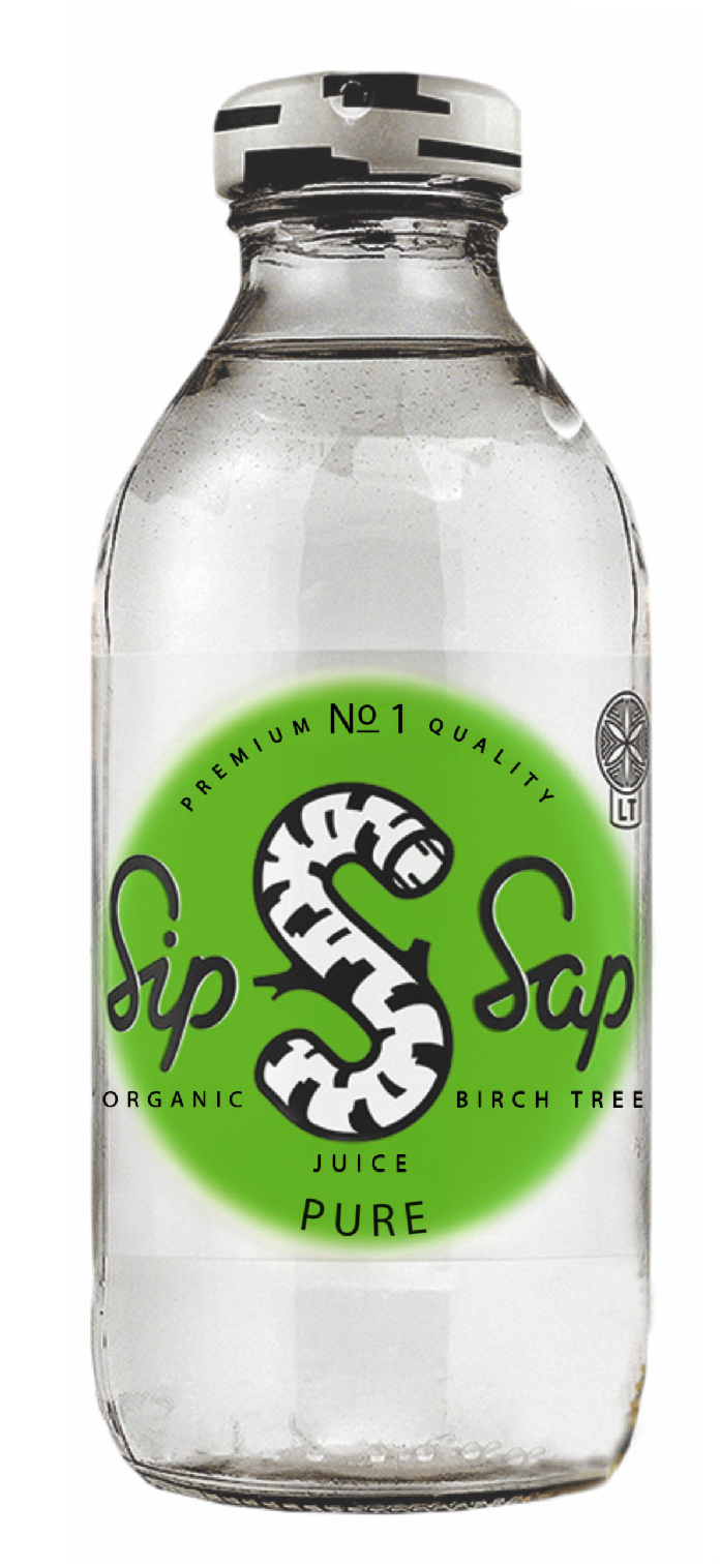 Sipsap bio nyírfavíz natur 330 ml