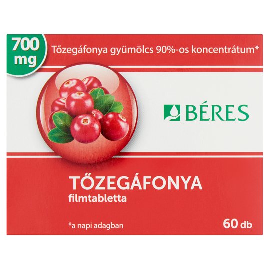 Béres tőzegáfonya filmtabletta 60 db