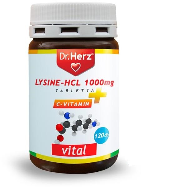 Dr. herz lysine-hcl 1000mg tabletta 120 db